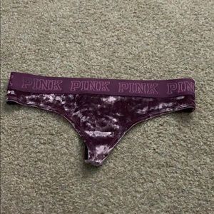 Pink Victoria’s Secret thong